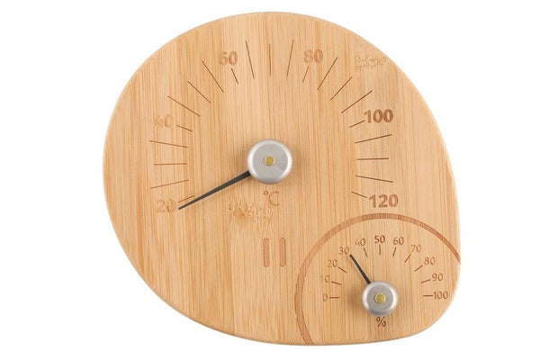 Rento Bamboo Sauna termo/hygrometer
