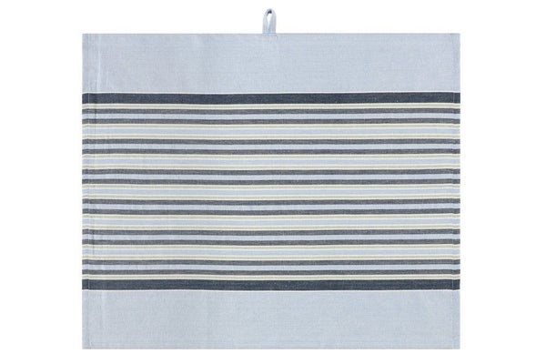 Traditionel sauna b&aelig;nkh&aring;ndkl&aelig;de 60x50 cm, stribet m&oslash;nster Bl&aring;
