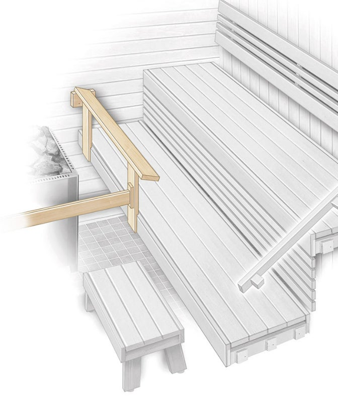 Sauna Varmebeskytter gran 590x520mm