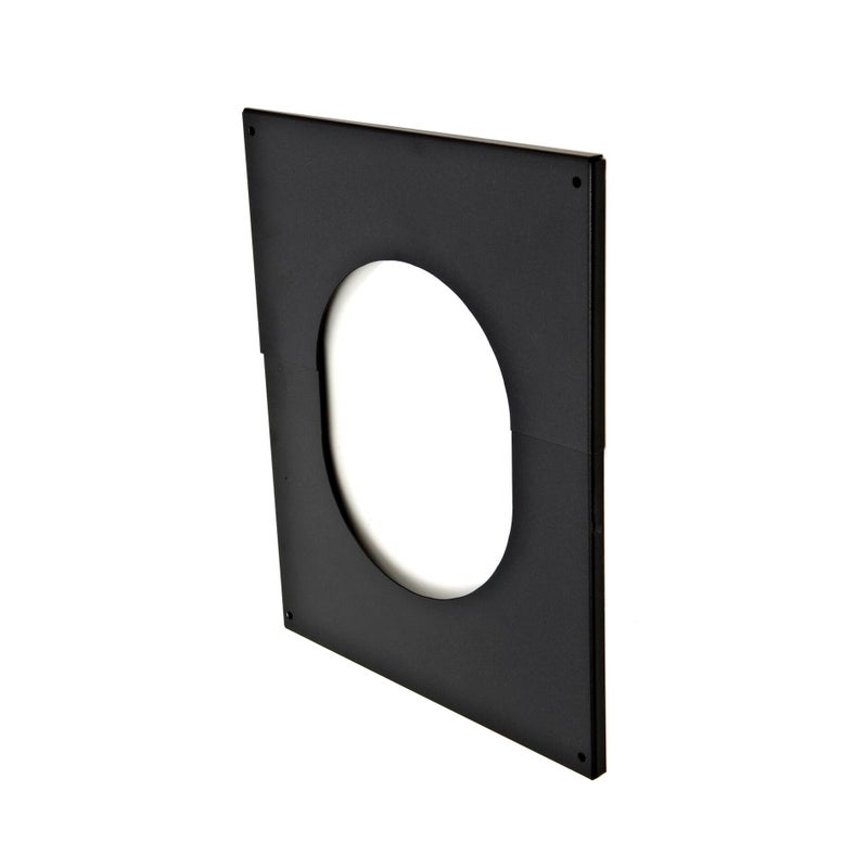 Narvi Krave til r&oslash;gr&oslash;rstilslutning til &Oslash;150 mm r&oslash;r Sortmalet 215 x 240 mm, 163130