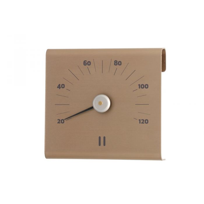 Rento sauna termometer champagne, aluminium