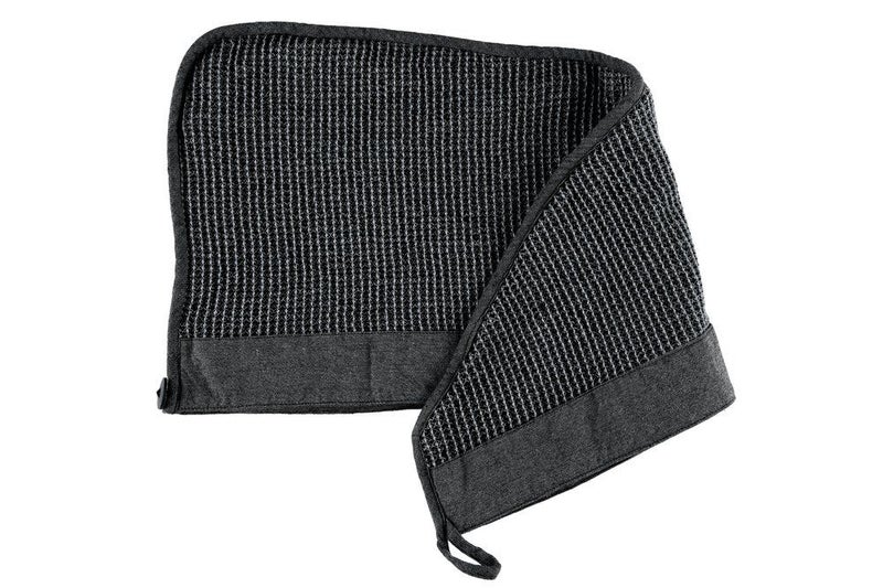 Rento Kenno H&aring;r h&aring;ndkl&aelig;de 30x72 cm, sort/gr&aring;